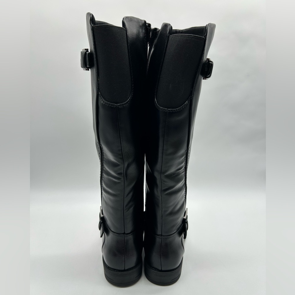 Baretraps Carmen Black Knee-High Boots Size 8.5 | Vegan Leather | New With Box - Picture 7 of 12